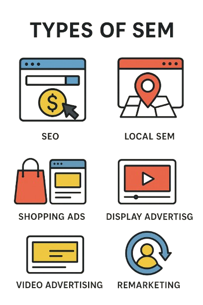 Types of Search Engine Marketing