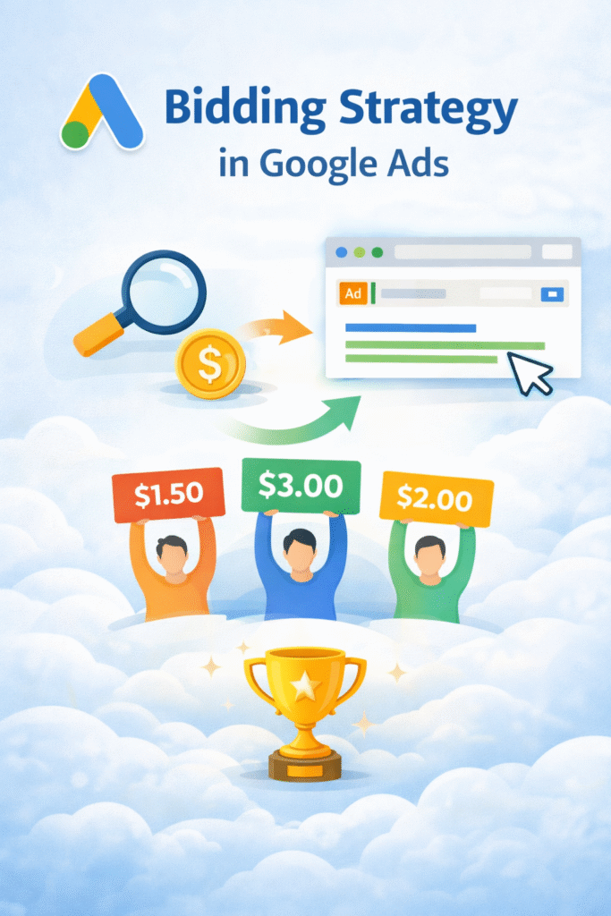 bidding strategies in google ads​