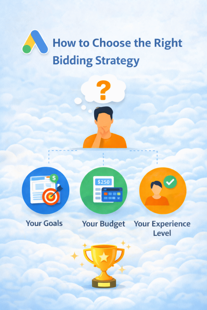 bidding strategies in google ads​